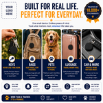 Mini GPS Pet Tracker - Anti-Lost Bluetooth Smart Tag for Dogs, Cats, Keys & Bags