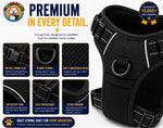 No-Pull Dog Harness size chart S M L XL fitting guide for dogs