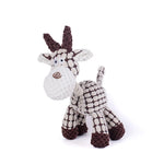 Donkey plush dog toy reinforced stitching for durability