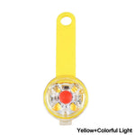 Clip-on LED collar light modes fast blink slow blink steady