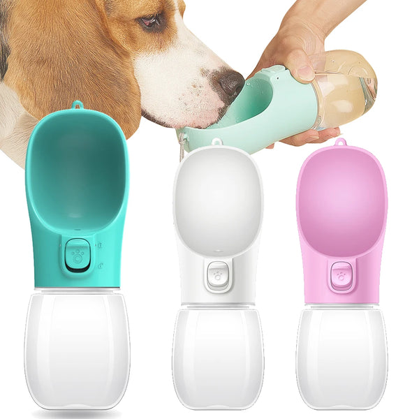 Portable Dog Water Bottle - Leakproof Travel Drinking Bottle