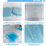 Super absorbent puppy pads for toileting and travel