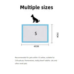 Puppy pee pads absorbency test showing liquid containment