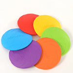 Silicone dog frisbee flexible bend test durable material