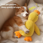 Comfort duck dog toy group lifestyle multiple dogs with toys