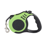 Retractable dog leash braking system one-button stop safety