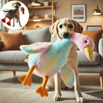 Giant plush duck dog toy anxiety comfort buddy oversized