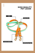 Rope leash length showing standard walking length for medium large dogs
