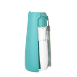 Travel dog water bottle leak-proof seal close up product detail