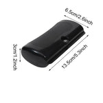 Pet deshedding brush curved blade follows dog body contour