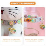 Small dog and cat collar with bell 1PC 2PC 3PC bundle options