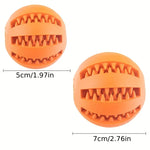 Dog treat ball dog engaged mental stimulation play