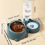 Automatic dog feeder showing food dispensing mechanism