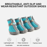 Dog boots size chart paw measurement XS S M L XL fitting guide
