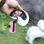 Dog poop bag dispenser multiple color options pink black navy