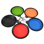 Collapsible dog travel bowl hiking trail lifestyle use