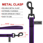 Long dog training leash swivel metal clip attachment detail