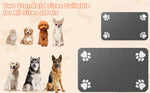Absorbent dog feeding mat machine washable care instructions