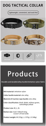 Tactical dog collar adjustment sizing slide buckle close up