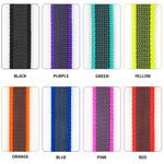 Long dog training leash color options black green red