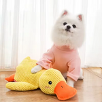Stomping duck dog toy soft plush material safe for dogs