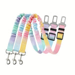 Dog safety belt size adjustment strap for small medium large dogs