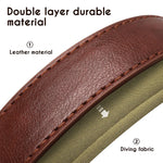 Personalized leather collar available in multiple colors catalog shot